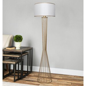 ASIR Stojací lampa AYD-3077 bílá zlatá