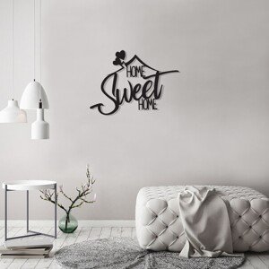 ASIR Nástěnná dekorace kov HOME SWEET HOME 70 x 50 cm