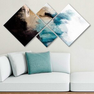 ASIR Obraz MDF Impasto 4 ks