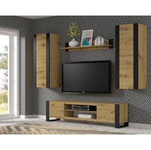BIM Závěsná skříňka MONDI plná dub artisan