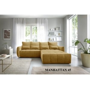 ELTAP Rohová sedací souprava Campo, pravá varianta Látka čalounění: Manhattan 45