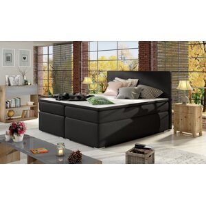 ELTAP Manželská postel DOLCE BOXSPRINGS 180cm (ekokůže soft 011)
