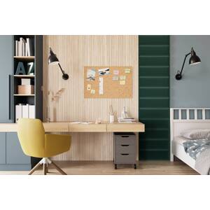 ELTAP Čalouněný panel SET QUADRATTA 50x240 zelený