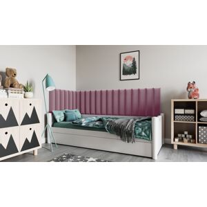 ELTAP Čalouněný panel SET QUADRATTA 210+90x60 růžový