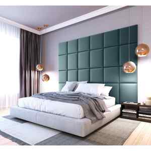 ELTAP Čalouněný panel SET QUADRATTA 240x180 modrý