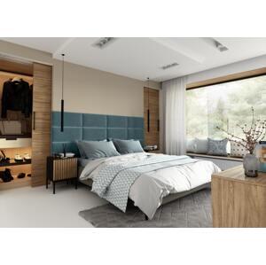 ELTAP Čalouněný panel SET QUADRATTA 240x90 zelený