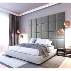 ELTAP Čalouněný panel SET QUADRATTA 240x180 šedý
