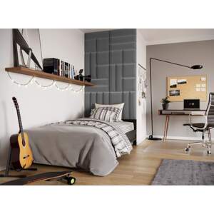 ELTAP Čalouněný panel SET QUADRATTA 120x195 šedý