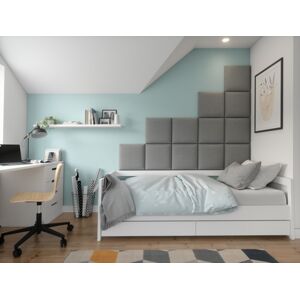 ELTAP Čalouněný panel SET QUADRATTA 200x160 šedý