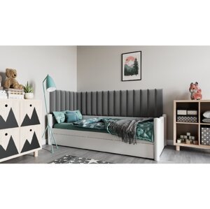 ELTAP Čalouněný panel SET QUADRATTA 210+90x60 šedý