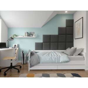ELTAP Čalouněný panel SET QUADRATTA 200x160 tmavě modrý