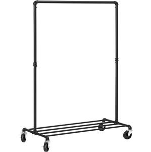 SONGMICS Stojan na šaty pojízdný v průmyslovém designu 90 Kg