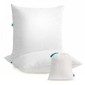 SONGMICS Polštář bílý 80x80 cm 1500g 2 ks