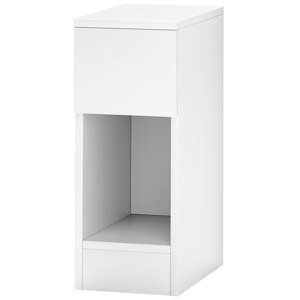 HOMCOM Noční stolek se zásuvkam 20 x 30 x 50 cm bílá