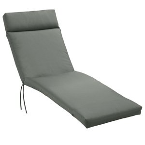 OUTSUNNY Polstr na zahradní lehátko polyester 196 x 55 x 8 cm tmavě šedá