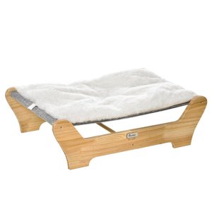 PAWHUT Pelíšek pro kočky BED 68 x 43 x 20 cm šedá