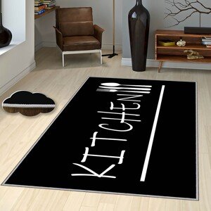 ASIR Kuchyňský koberec (80 x 300) KITCHEN černý