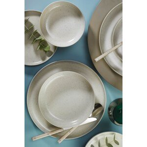 ASIR Porcelánová jídelní souprava (16 ks) krémová tečkovaná