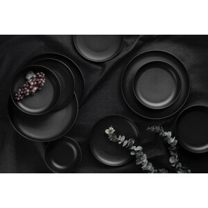 ASIR Porcelánová jídelní souprava BLACK 16 ks