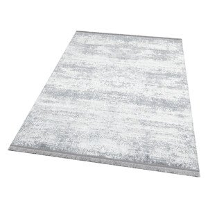 ASIR Koberec 160 x 230 PLAIN šedá, bílá