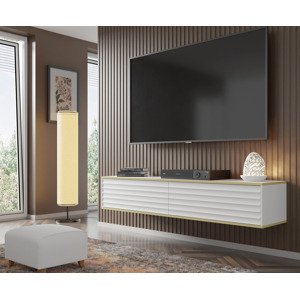 BIM Televizní stolek Wabi 180 cm, bílý mat