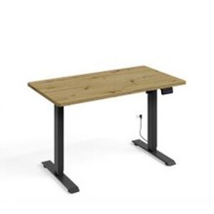 BIM Nastavitelný elektrický stůl BIMOTION 1S 120x65 Barva: Černý mat/dub artisan