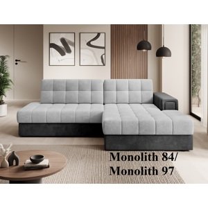 ELTAP Rohová sedací souprava BLEZALT pravá varianta Látka čalounění: Monolith 84, Monolith 97