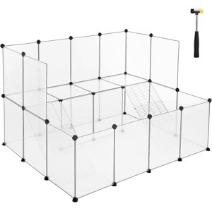 SONGMICS Ohrádka pro malá zvířátka 143 x 92 x 108 cm