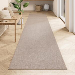 SONGMICS Protiskluzový koberec JUTE  80 x 300 cm světle hnědý