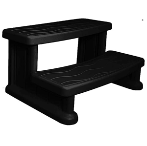 HANSCRAFT Schůdky k vířivce SPA SIDE STEP Black (černé)