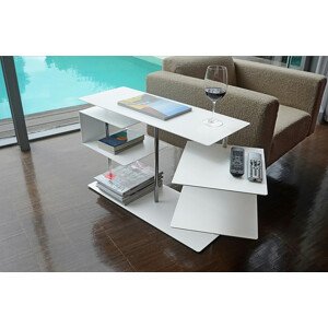 Radius design cologne Stolek RADIUS DESIGN (X-CENTRIC TABLE 2 white 570C) bílý