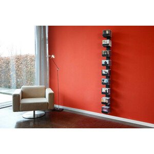 Radius design cologne Pořadač na CD 7 poliček RADIUS DESIGN (CD-BAUM schwarz WAND 2 GROSS 727A) černý