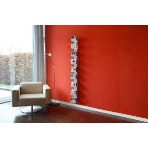 Radius design cologne Pořadač na CD 7 poliček RADIUS DESIGN (CD-BAUM silber WAND 2 GROSS 727C) stříbrný