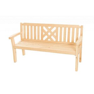 DEOKORK Masivní zahradní lavice z borovice ROMANTIC (32 mm) - různé délky 150 cm
