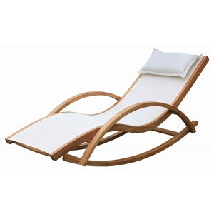 DEOKORK Zahradní lehátko teak CELESTE
