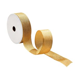 RIBBON Dárková stuha se třpytkami - zlatá