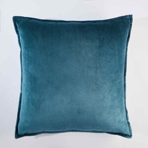 COTTON VELVET Polštář 45 x 45 cm - modrá