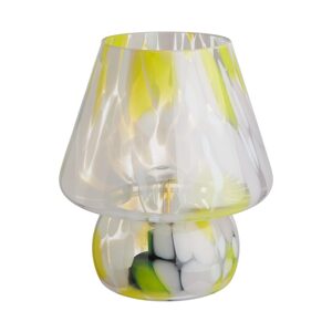 MISS MARBLE LED Lampa 20,5 cm - žlutá/růžová