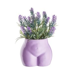 Váza/květináč 13 cm - fialová