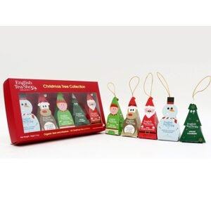ENGLISH TEA SHOP Dárková sada čajů vánoční figurky na stromeček 10 ks