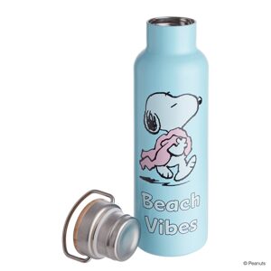 PEANUTS Termoláhev "Beach Vibes" 650 ml - modrá