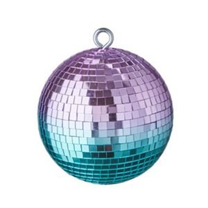 DISCO Koule 15 cm - purpurová/tyrkysová
