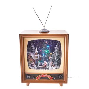 SANTA TV Retro LED hrací televize 50 cm