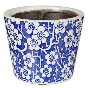 EVERGREEN Květináč květiny 14 cm - modrá