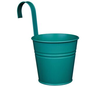 ZINC Závěsný květináč 16 cm - petrolejová