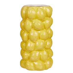LEMON Váza 30 cm - žlutá
