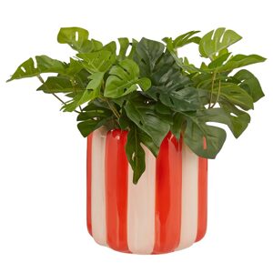CIRCUS Květináč 15 cm - červená/růžová