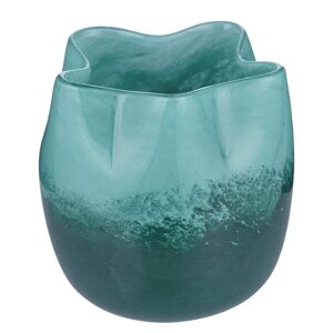 FUSED Svícen na čajovou svíčku 11 cm - tyrkysová