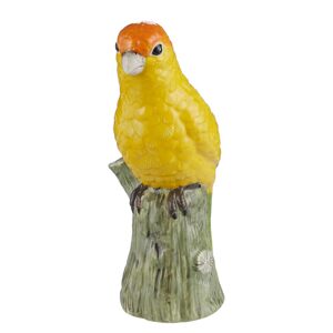 LORA Dekorace papoušek 20 cm - žlutá