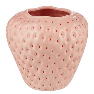 STRAWBERRY Váza 16 cm - růžová